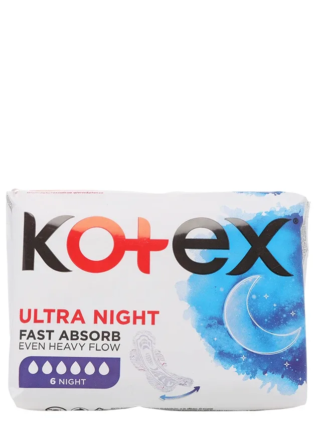 Kotex Ultra Paketes Night, 6 gb.