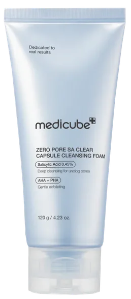 Очищающая пенка Medicube Zero Pore SA Clear Capsule, 120 г