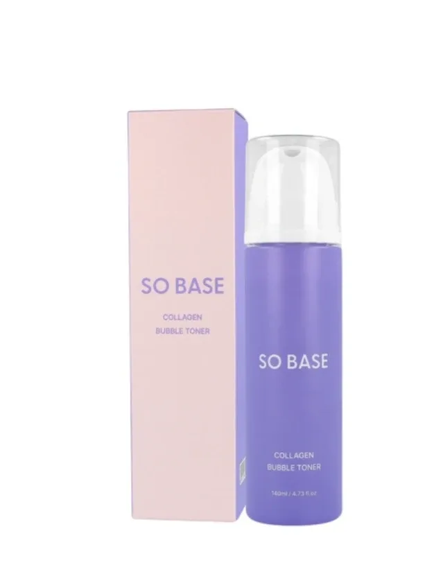 So Base Collagen Bubble mitrinošs toniks ar kolagēnu, 140 ml