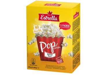 POPKORNS SVIESTA ESTRELLA 3X90G