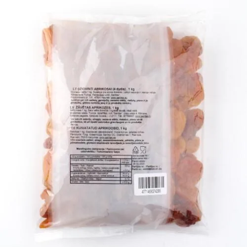 APRIKOZES ŽĀVĒTAS, INDUSTRIĀLĀS, 1KG