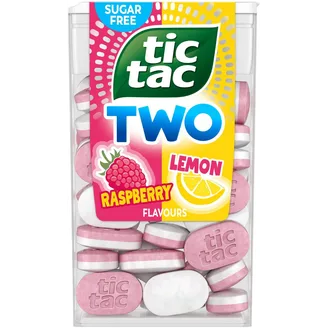 DRAŽEJAS TIC TAC TWO AR AVEŅU UN CITRONU GARŠU 38.5G