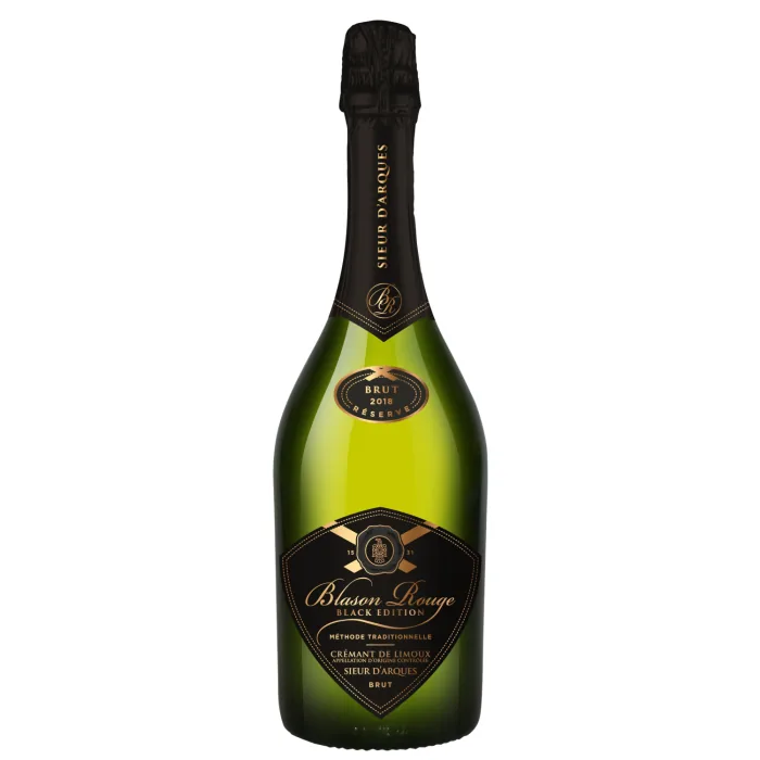DZIRKSTOŠAIS VĪNS BLASON ROUGE BLACK EDITION CREMANT DE LIMOUX 12,5% 0,75L