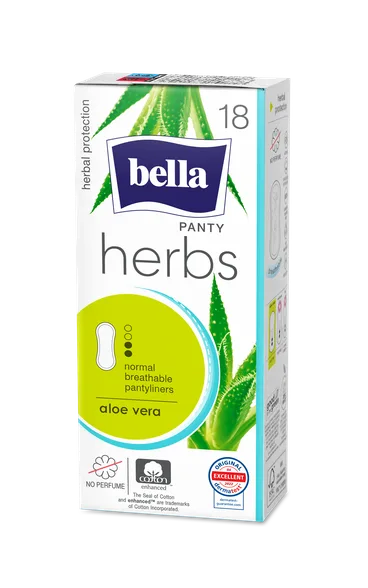 Bella Panty Herbs Aloe vera ikdienas ieliktnīši, 18 gab.
