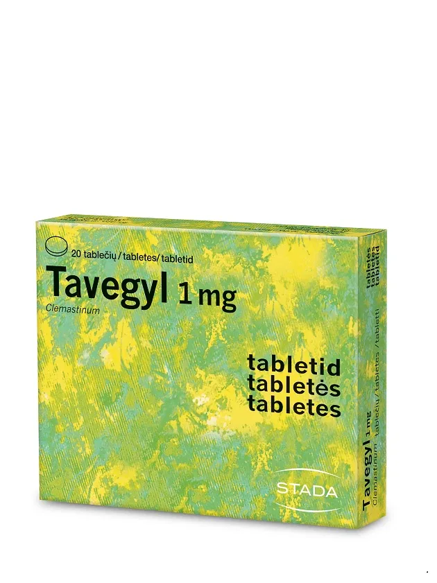 Tavegyl 1 mg, 20 tabletes
