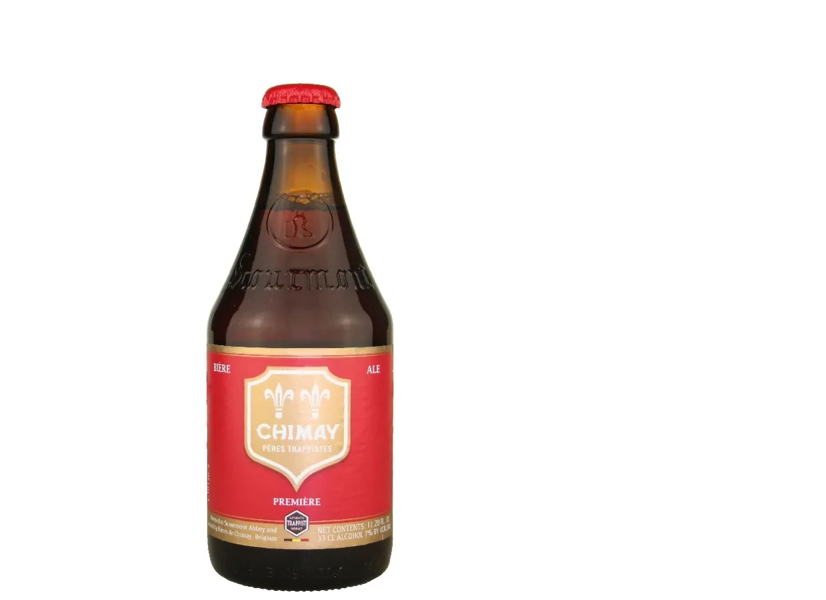 ALUS CHIMAY TRAPPIST RED LABEL, 7%, STIKLĀ, 0.75L (DEP)