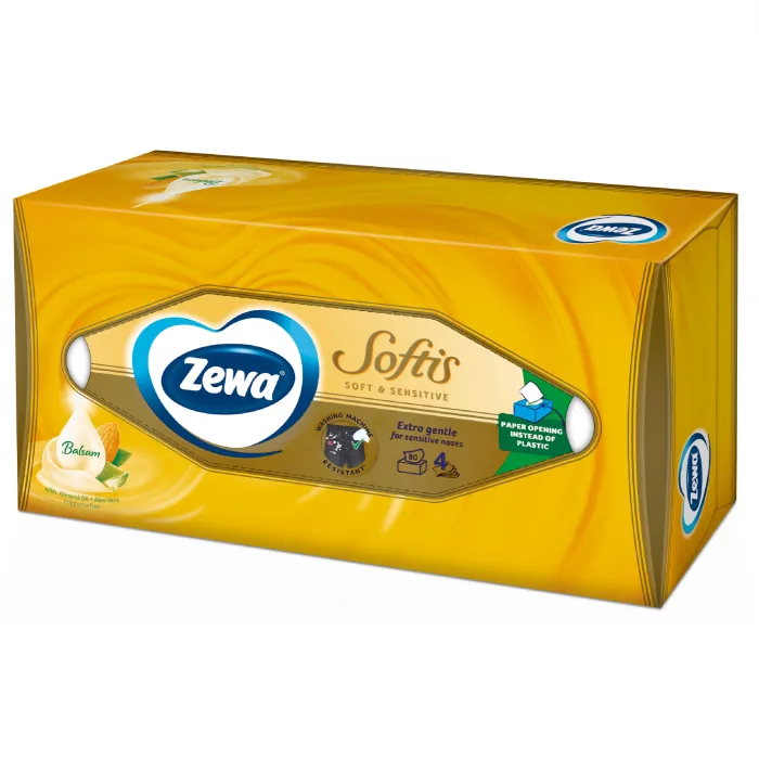 SALVETES SEJAI ZEWA SOFT&SENSITIVE, 4SL,80GAB.