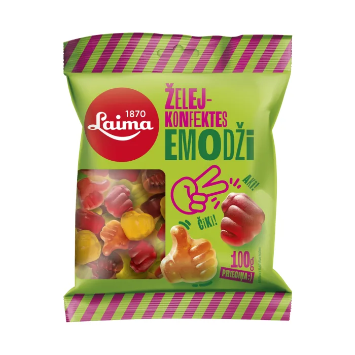 ŽELEJKONFEKTES LAIMA EMODŽI 100G
