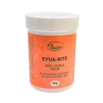 Evija-bite bišu vaska ziede ar propolisa ekstraktu un smiltsērkšķu eļļu 60 g