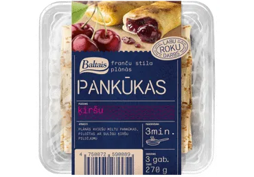 PANKŪKAS AR ĶIRŠU PILDĪJUMU BALTAIS 270G