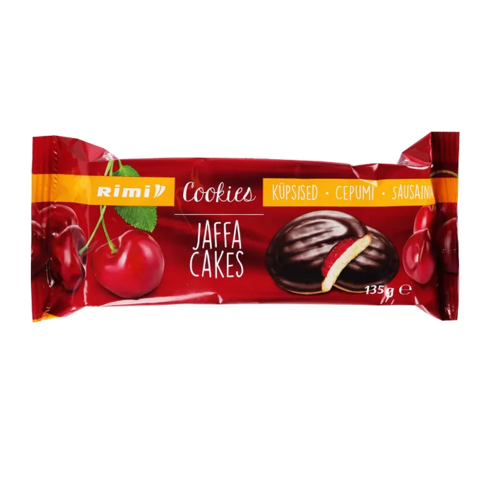CEPUMI JAFFA ŠOKOLĀDĒ AR ĶIRŠU GARŠAS ŽELEJU 135G