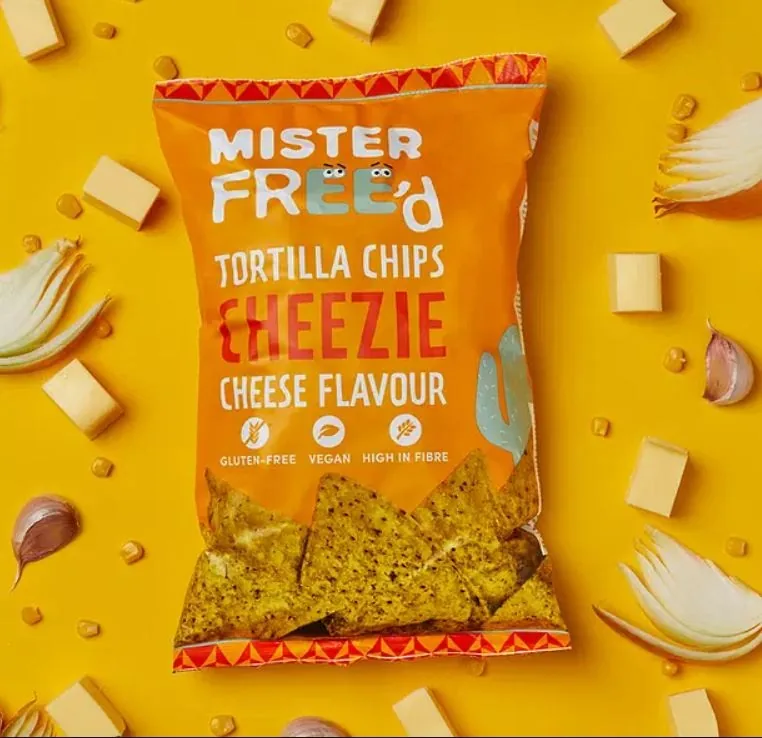 TORTILJAS ČIPSI MISTER FREE`D, AR SIERA AROMĀTU, 135G