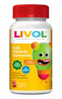 LIVOL KIDS VITAMĪNU KOŠĻĀJAMĀS PASTILAS, 60GAB.