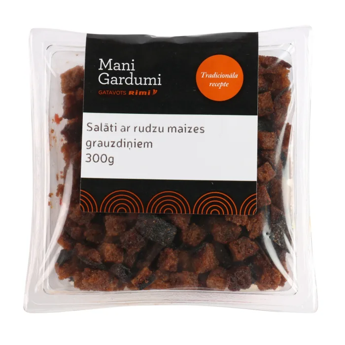 SALĀTI AR RUDZU MAIZES GRAUZDIŅIEM 300G