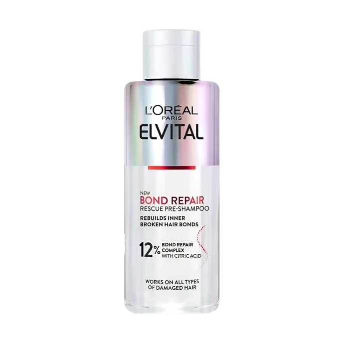 LĪDZEKLIS ELVITAL BOND REPAIR PIRMS ŠAMPŪNA PROCEDŪRA BOJĀTIEM MATIEM 200ML