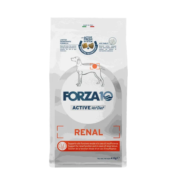 FORZA10 Active Vetdiet Renal, suņiem sausā barība, 4 kg