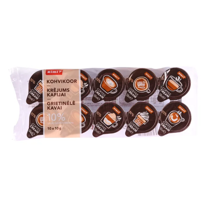 KRĒJUMS KAFIJAI RIMI 10% 10X10G