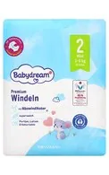 BABYDREAM PREMIUM MINI 2 AUTIŅBIKSĪTES, 3-6KG, 36GAB.