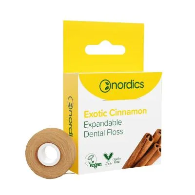 Nordics Cinnamon zobu diegs ar kanēļa eļļu 30 m.