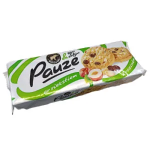 CEPUMI PAUZE AR RIEKSTIEM UN ROZĪNĒM 120G