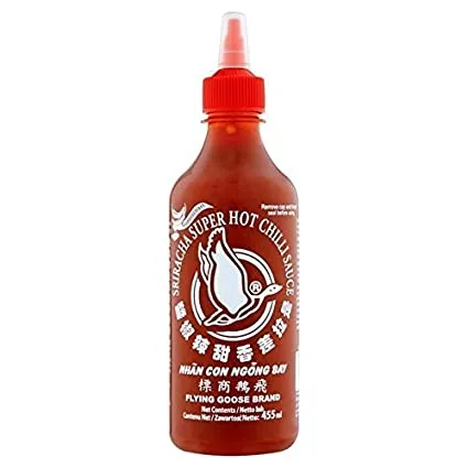 ČILI MĒRCE FLYING GOOSE SRIRACHA, ĪPAŠI PIKANTA, 455ML
