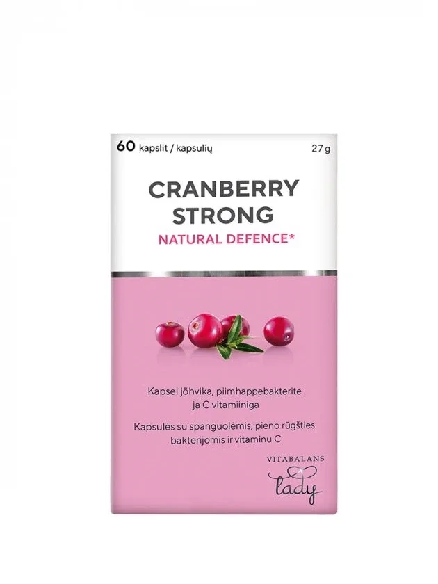 Vitabalans Cranberry Strong, 60 kapsulas