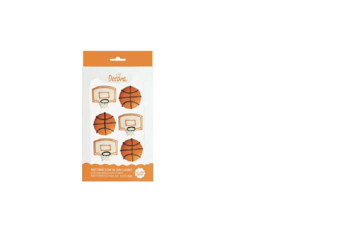PĀRTIKAS CUKURA DEKORS DECORA BASKET KIT, 6GAB