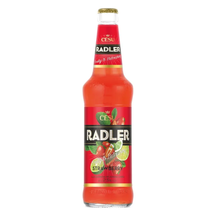 Alus Cēsu Radler zemeņu 2,5% 0,5 l