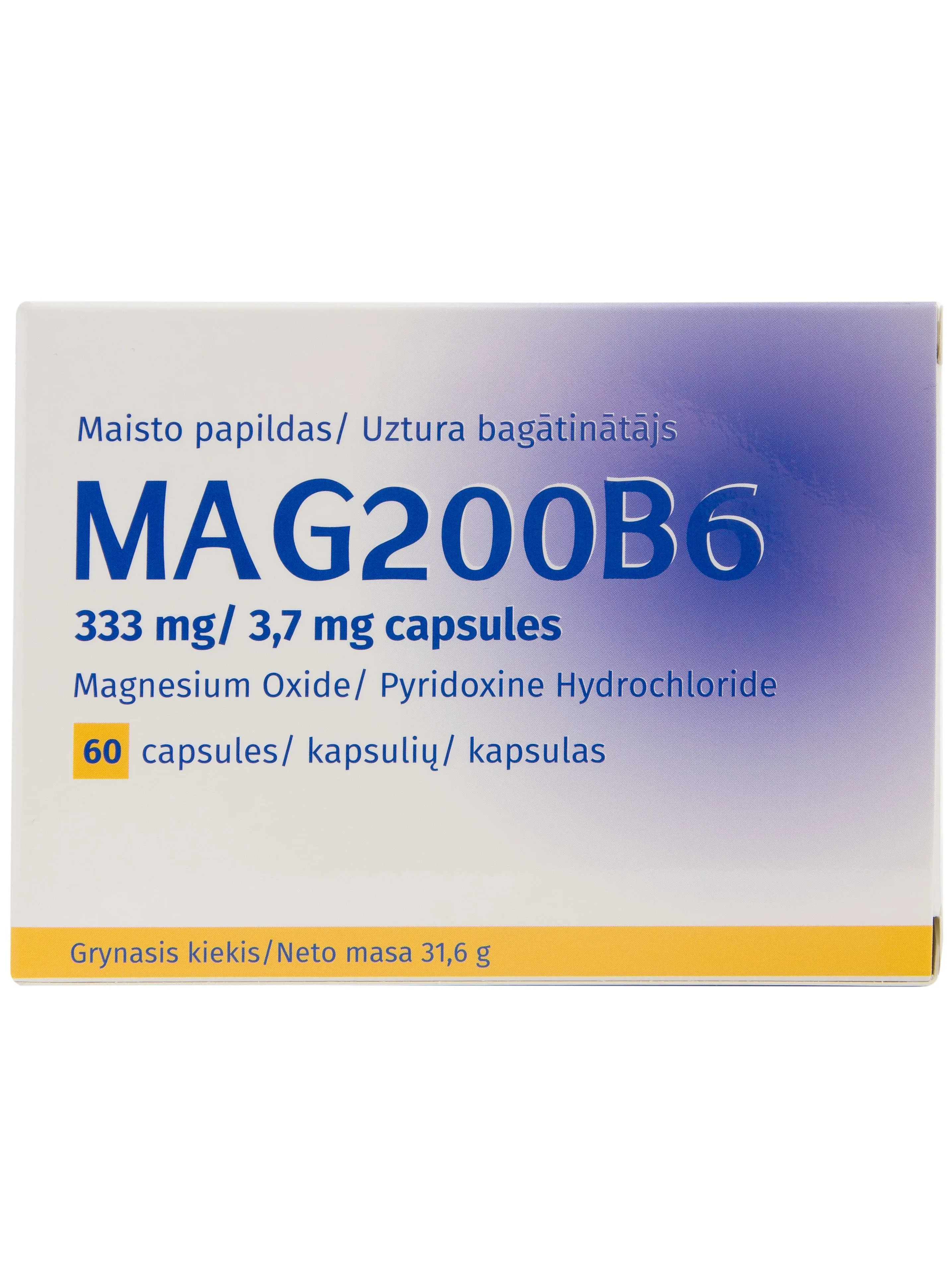 MAG200B6, 60 kapsulas
