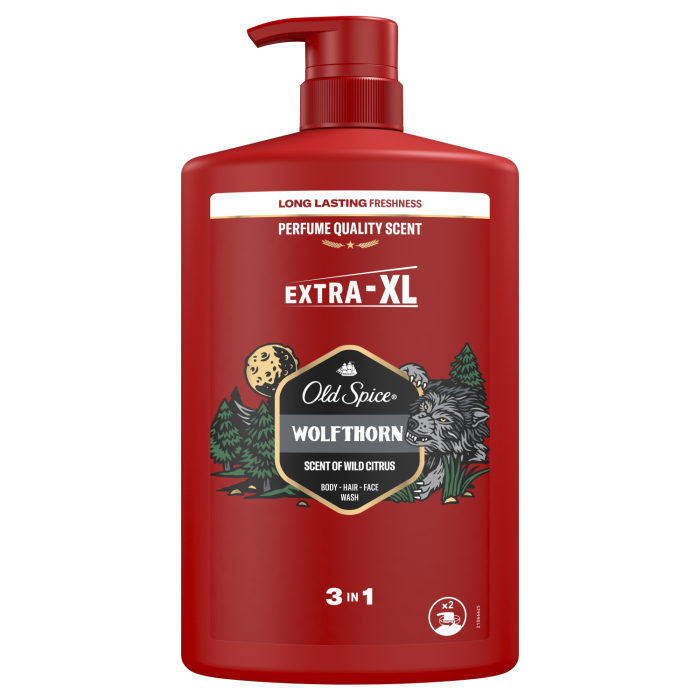 DUŠAS ŽELEJA OLD SPICE WOLFTHORN 1000ML