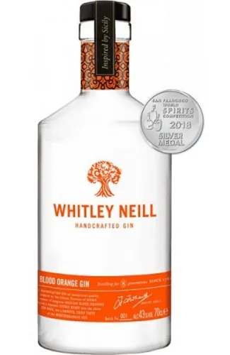Джин Whitley Neill Blood Orange, 43%, 0,7 л