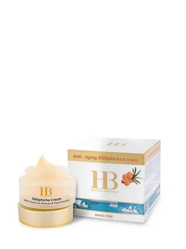 H&B sejas smiltsērkšķu anti-aging krēms, 50 ml