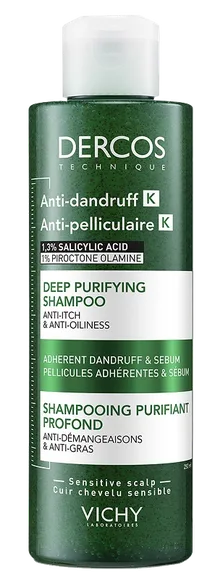Vichy Dercos Anti-Dandruff šampūns, 250 ml