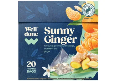 ZAĻĀ TĒJA WELL DONE SUNNY GINGER 20X2G