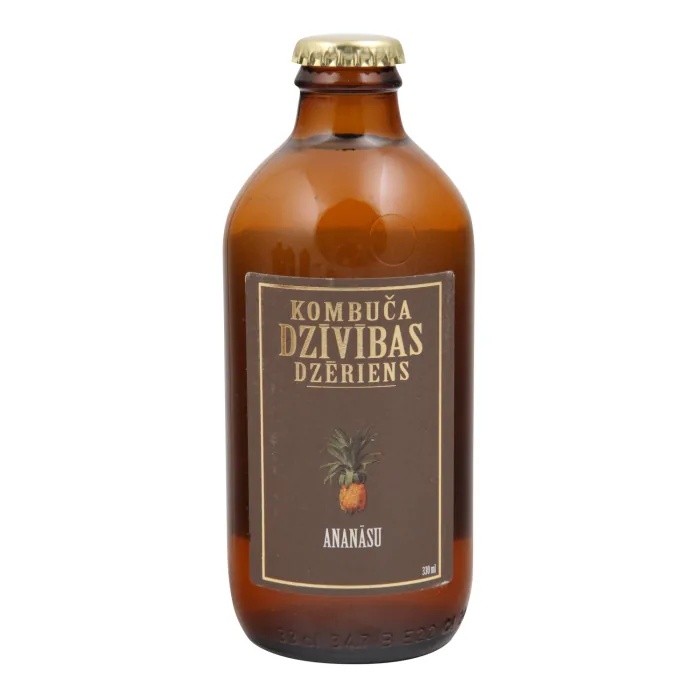 KOMBUČA DZĪVĪBAS DZĒR. ANANĀSU 330ML
