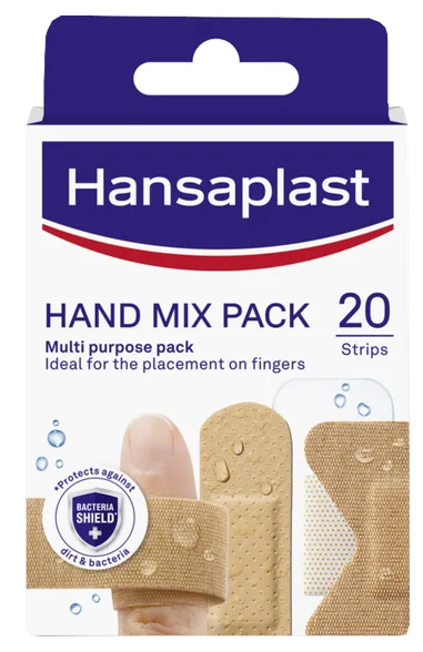 Hansaplast Hand Mix plāksteri, 20 gab.