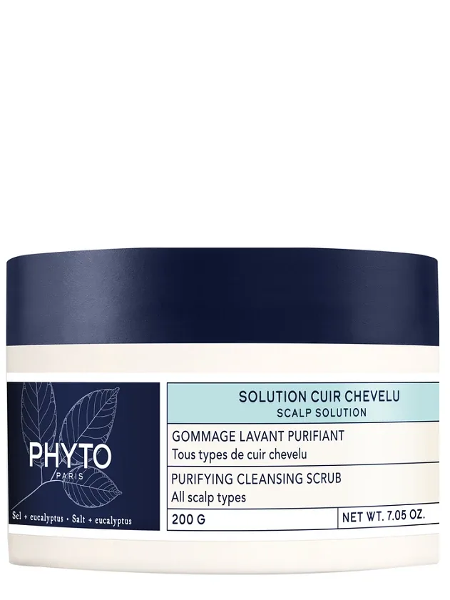 Скраб Phyto Scalp Solution очищающий для всех типов волос, 200 мл