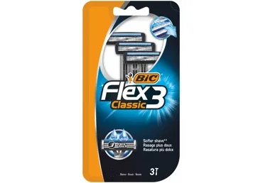 VIENREIZĒJIE SKUVEKĻI BIC FLEX 3 3GAB.