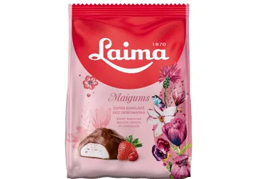 OGU DEBESMANNAS ZEFĪRS ŠOKOLĀDĒ MAIGUMS LAIMA 175G