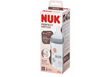 PUDELE AR SILIKONA KNUPĪTI NUK 3M+ 260ML