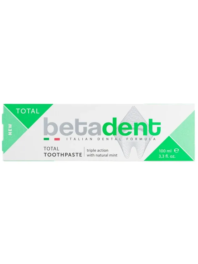 Betadent Total zobu pasta, 100 ml