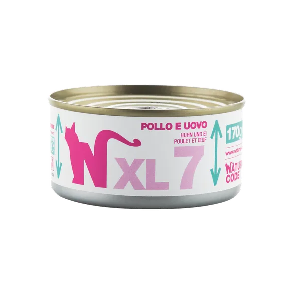 Natural Code XL7 vista un olas mitrā barība, 170 g