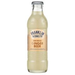 DZĒRIENS FRANKLIN&SONS BREWED GINGER BEER 0.2L AR DEPOZ.