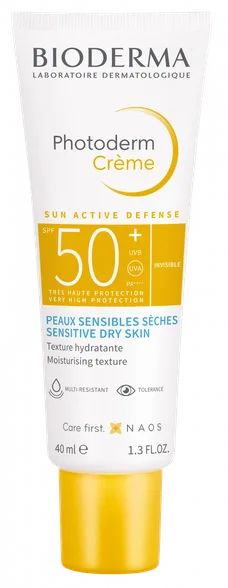 Bioderma Photoderm crème SPF 50+ saules aizsarglīdzeklis, 40 ml