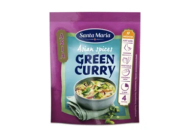 GARŠVIELA AR ZAĻO KARIJU SANTA MARIA 40G