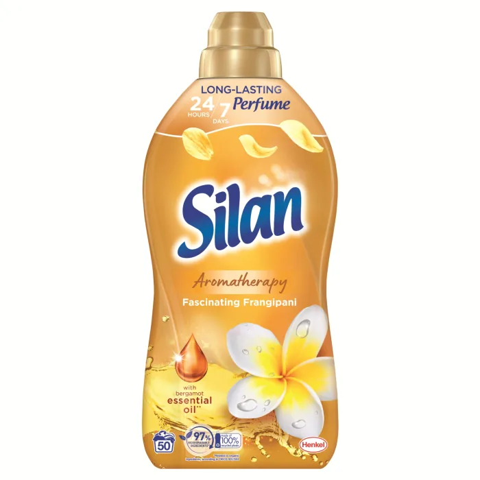 VEĻAS MĪKSTINĀTĀJS SILAN AROMATHERAPY FRANGIPANI 50MR 1,1L