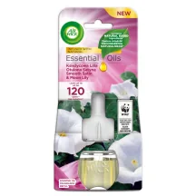 ELEKTRISKAIS GAISA ATSVAIDZINĀTĀJS AIR WICK SATIN MOON LILY 19 ML REZERVE