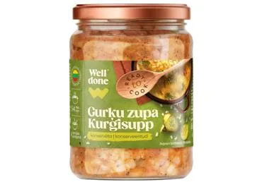 MARINĒTU GURĶU ZUPA WELL DONE 480G