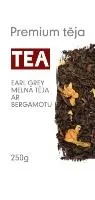 MELNĀ TĒJA TEA EARLY GREY, BERAMĀ, 250 G