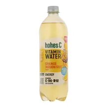 ŪDENS HOHES C ENERGY AR APELSĪNU UN MARAKUJAS GARŠU, AR VITAMĪNIEM 0,75L